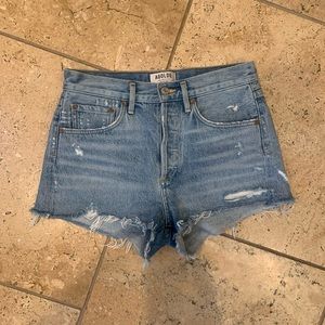 Agolde Parker Denim Shorts